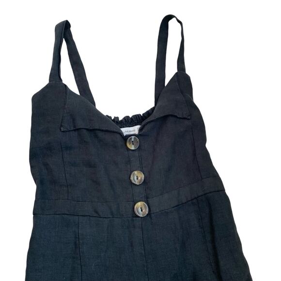 Faithfull The Brand's Scout Jumpsuit Linen Smocked Back Size XS - Picture 5 of 10